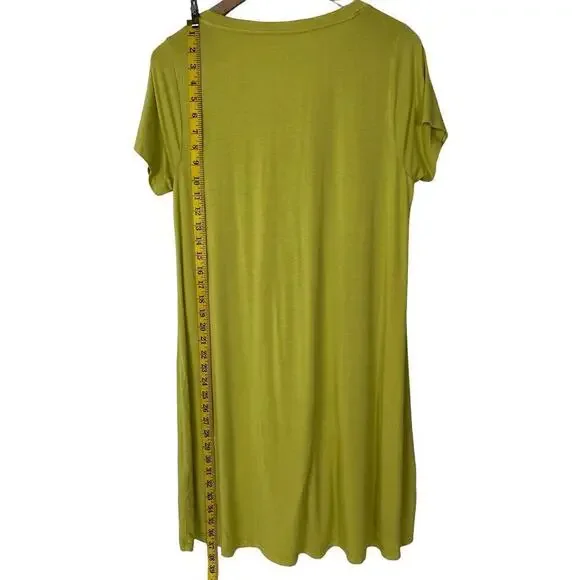 Soft Surroundings Petite Pleated Stretch Knit Swing Dress (MP) - Picture 5 of 8
